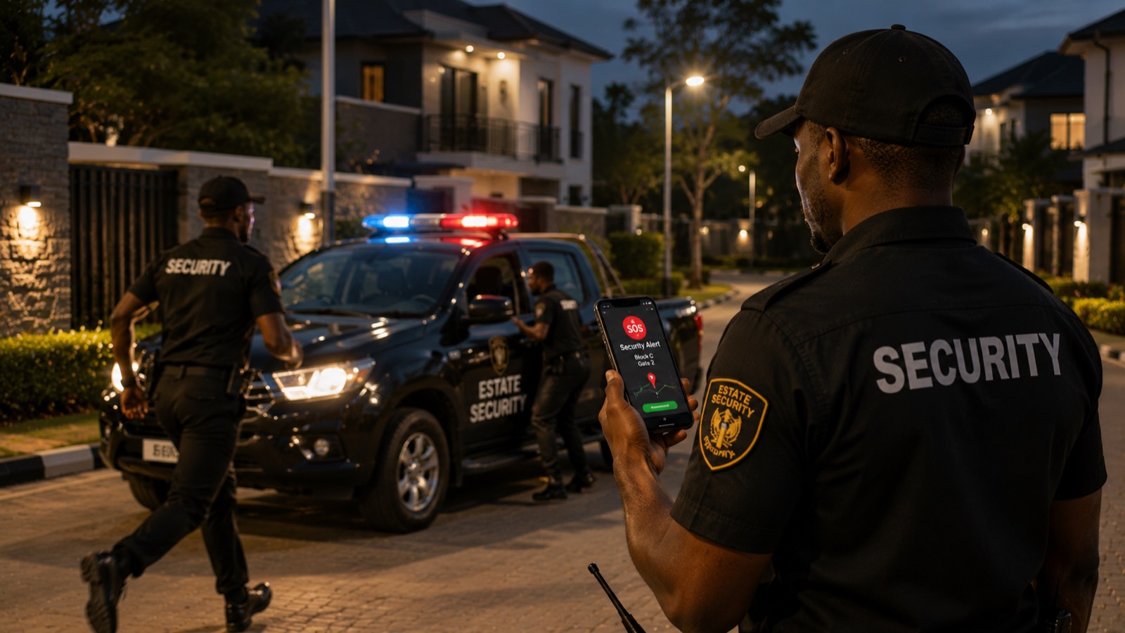 Estate security responding